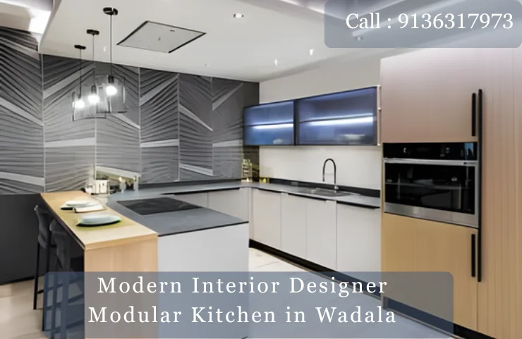 Modern Interior Designer Modular Kitchen in Wadala