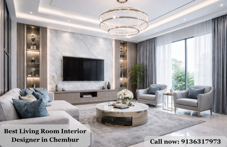 Best Living Room Interior Designer in Chembur