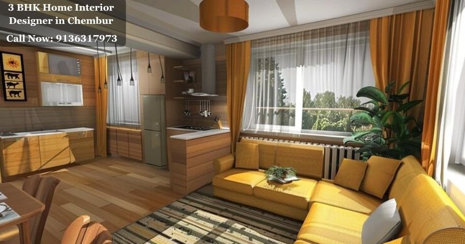 3 BHK Home Interior Designer in Chembur