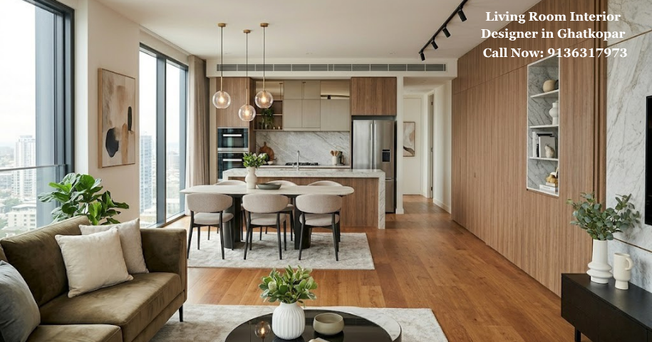 Living Room Interior Designer in Ghatkopar