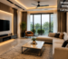 Modern Living Room Design in Chembur